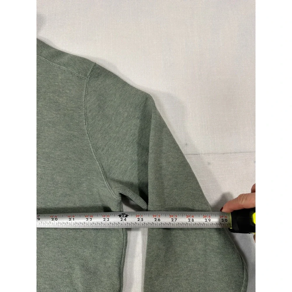 Polo Ralph‎ Lauren Mens Large Sage Green Quarter Zip Cotton Pullover Sweater L